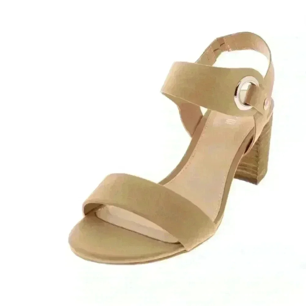 Bar Ill Womens Birdie 2 Block Heel Ankle Strap Heel Sandals Size 8.5 brand new